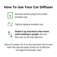 Load image into Gallery viewer, Car Diffuser Instructions