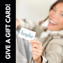 Load image into Gallery viewer, A person holding a gift card from Bungalow Candle Studio.
