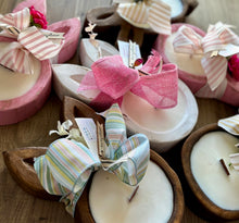 Load image into Gallery viewer, Wood Dough Bowl Candles | Bunny Shaped | Easter Collection