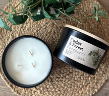 Load image into Gallery viewer, Soy Candles | 24oz Black Matte | Cascade Collection