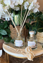 Load image into Gallery viewer, Reed Diffuser with floral reeds from the Spring and Summer Scent Collection in Lakeside Memoir @ Liberty Lake scent.