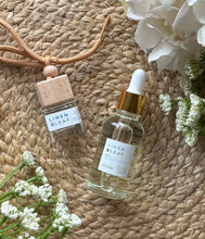 Load image into Gallery viewer, Linen & Leaf car diffuser refill bottle with the car diffuser jar too.
