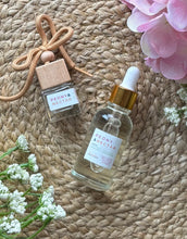Load image into Gallery viewer, Peony & Nectar car diffuser refill bottle with the car diffuser jar too.
