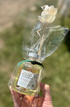 Load image into Gallery viewer, Reed Diffuser in the Trails of Mount Spokane scent in the Bungalow Spring and Summer Collection, shown with floral reeds.