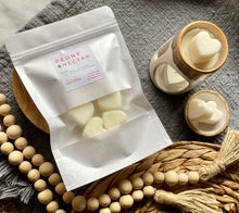 Load image into Gallery viewer, The Peony & Nectar scent from the Classic Collection as heart-shaped Wax Melts.