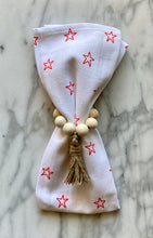 Load image into Gallery viewer, Mango Wood Bead Napkin Holders