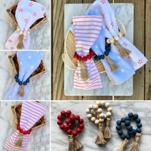 Load image into Gallery viewer, Mango Wood Bead Napkin Holders