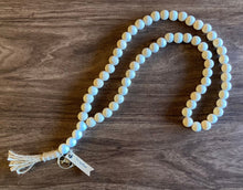 Load image into Gallery viewer, Mango Wood Bead Teacher Lanyard with Jute Tassel