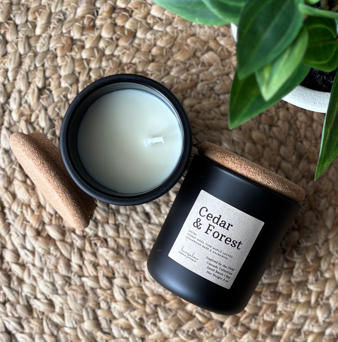 The Cedar & Forest Scent in the 4oz jar from the Cascade Collection.