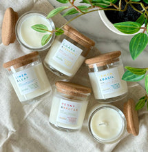 Load image into Gallery viewer, Mini 4 oz candles in scents from the Classic Collection grouped together .
