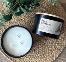 Load image into Gallery viewer, Soy Candles | 24oz Black Matte | Cascade Collection
