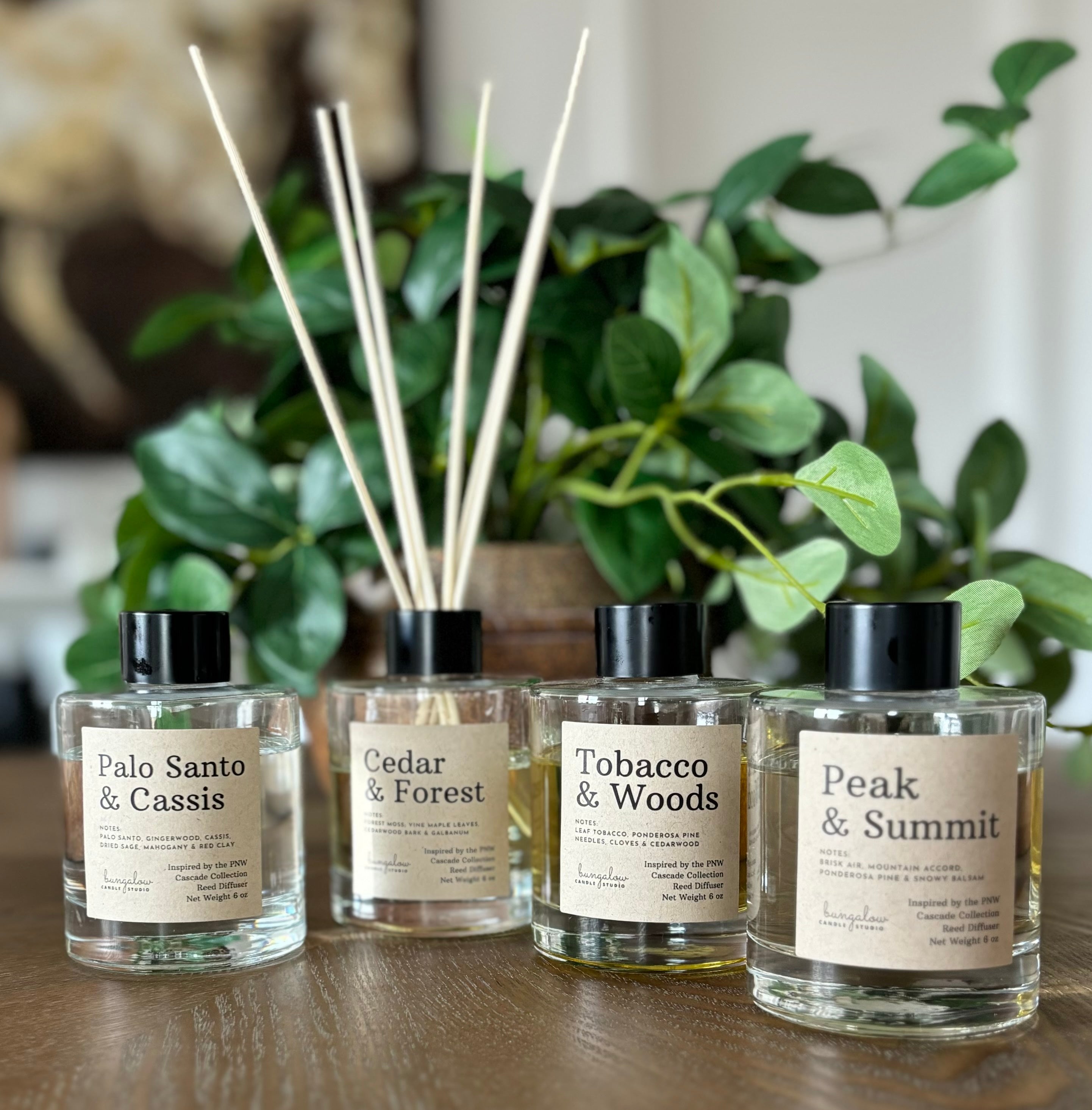 Cascade Diffusers Model Reed Diffusers | Cascade Collection – Bungalow Candle Studio