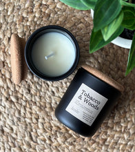 Load image into Gallery viewer, The Tobacco &amp; Woods Scent in the 4oz jar from the Cascade Collection.
