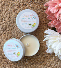 Load image into Gallery viewer, Travel Candle from the Spring &amp; Summer Collection in Waikiki Springs Trailhead Scent.
