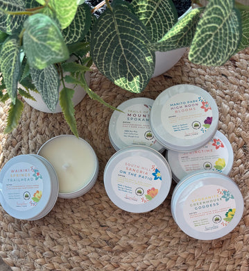 Group of Spring & Summer scented 2 oz Travel Candles