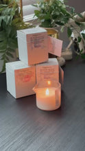 Load and play video in Gallery viewer, Massage Serum Candle being used by pouring serum on a hand and rubbing it in.
