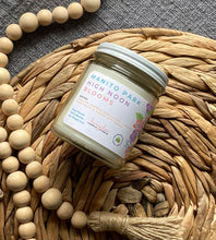 Load image into Gallery viewer, Manito Park High Noon Blooms Candle from Bungalow&#39;s Spring and Summer Collection shown in classic glass 8 oz jar.
