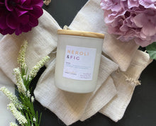 Load image into Gallery viewer, The Neroli &amp; Fig scent in the 8 oz candle size from Bungalow's Classic Collection.
